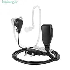 BAISHANG PTT MIC Fone De Ouvido Orientação Ar Walkie Talkie Acessórios Rádio Microfone Duto