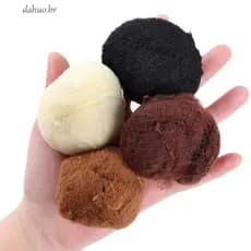 DAHUO 20 Peças De Redes De Cabelo De Nylon , Touca De Peruca Respirável , Linhas Elásticas , Rede Invisível Durável Pret