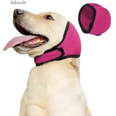 DAHUO Capas Para Orelhas De Cachorro , Protetor De Orelha Calmante Ajustável Com Redução De Ruído , Protetores Cães Anti