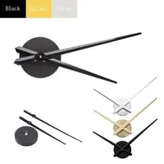 Conjunto Grande Diy Relógio De Parede Mecanismo De Movimento Com Relógio Mãos Agulhas Para 3d Espelho Relógio De Substituição Acessórios De Decoração Para Casa Moderna