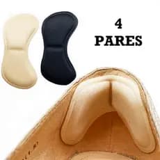 Kit 4 Par Protetor Calcanhar Adesivo Palmilha Ajuste Sapato Conforto