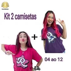 Kit 2 Camiseta Emily Vick + Katlen Grupo dos Rosas