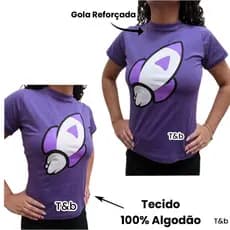 Camiseta Katlen Roxa/Emily Vick dos Rosas