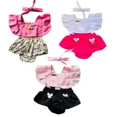 Romper Bebê Menina Cores Variadas