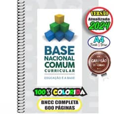 Base Nacional Comum Curricular  BNCC Atualizada  600 Páginas Coloridas  Frente e Verso  Encadernada