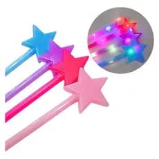 VARINHA MÁGICA ESTRELA COM LED - FADINHA QUE ACENDE E ENCANTA