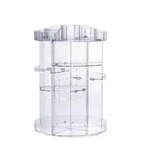 Organizador De Maquiagem Giratório 360° Acrílico Cosméticos Luxo Ajustável Grande Pronto Entrega