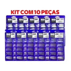 Kits Unhas Postiças ZEM Profissional Formato Natural Unha De Gel Designer Nails Kit Pronto Entrega