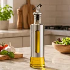 Porta Azeiteira Vinagre C/dosador Galheteiro Vidro 500ml