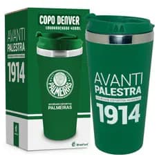 Copo Palmeiras Térmico Emborrachado Verdão Inox Original Oficial