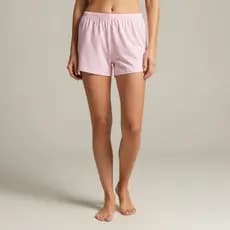 Short de pijama feminino 100% algodão adulto verão