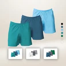 Kit com 03 shorts de pijama masculinos verão 100% algodão