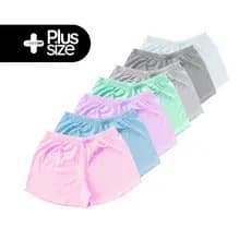 Plus Size | Short de pijama feminino 100% algodão adulto verão