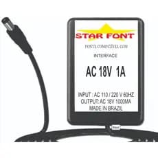Fonte Ac 18v 1a Para Interface Controladora 2Box Drumit 5 Five