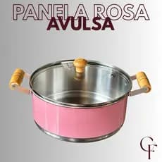 Panela Avulsa Caçarola Pop Rosa 14 a 24 cm Alumínio leve Reforçado Premium