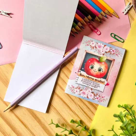 Bloquinho Personalizado | Bloquinho de Notas A6 | Bloco de Anotações Personalizado | Mimo Clientes | Mimo Corporativo