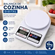 Balança de Cozinha Digital Precisão alta até 10kg
