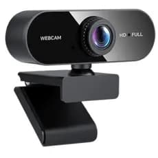 Webcam Computador Full HD câmera 1080x1920p + Microfone 2MP USB Plug Play para quem faz Home Office