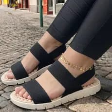 Sandália Modare Feminina Ortopédica Massageadora Ultraconforto Elástico Leve Original