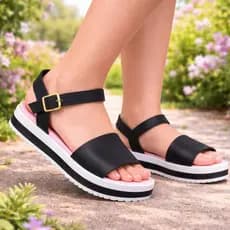 Sandália Infantil Molekinha Flatform Feminina Confortável Leve Estilosa Original