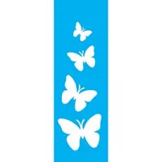 Stencil OPA Borboletas - 10x30cm - 719