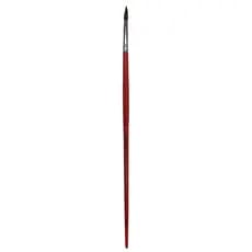Pincel Artístico Redondo Filamento Sintético tipo de Orelha de Boi Cabo Longo  C506 - Nº 12