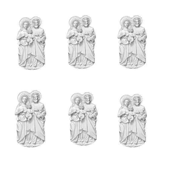 Sagrada Família 5 Peças para Lembrancinhas Batizado Casamento Atacado