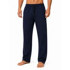 Calça Moletom Grossa Flanelado  unissex sem Bolso Confortavel  Inverno Solta Dia a Dia Masculina