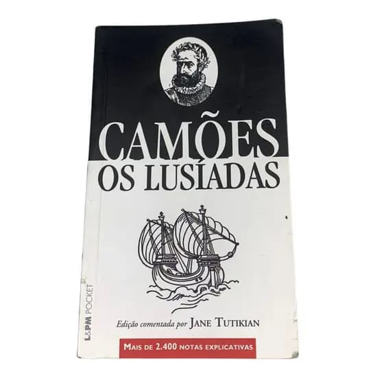 Livro Os Lusíadas, de Camões, Luis Vaz