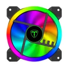 Kit 3 Fans Cooler T-Dagger Rgb - Preto 120 x 120 x 25mm