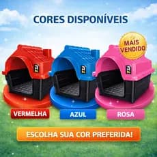 Casinha para Cachorro Medio Plástico Casa Cachorro Resistente Desmontável Casinha Pet N4