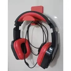 Suporte De Parede Fone Headset Headphone Com Gancho Para Cabo