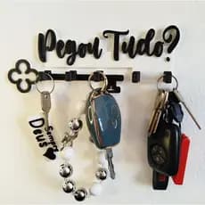 Porta chaves com fita dupla face personalizado