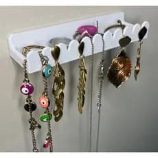 Kit 3 Organizador Joias Bijuterias Aneis Suporte Colar com bandeja