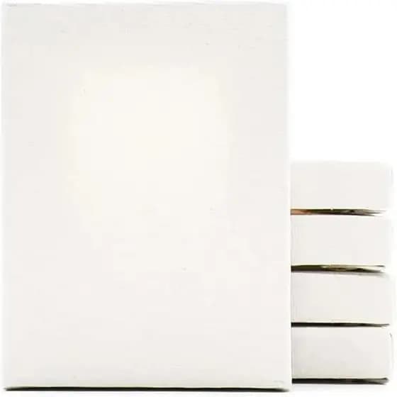Kit 5 Telas Pintura 30x30 Para Tinta Oléo, Guache, Acrílica