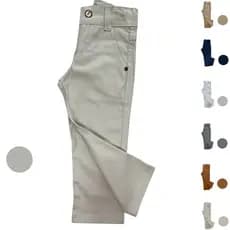 Calça esporte fino infantil menino slim várias cores sarja infanto juvenil roupa skinny criança colorida