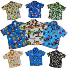 Camisas personagem variadas temática bolofofo patrulha canina mundo bita safari os vingadores