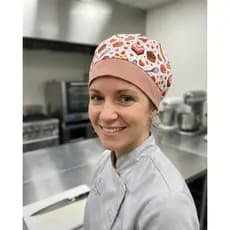 Touca Gorro Artesanal 100% Algodão - Ajustável com Elástisco