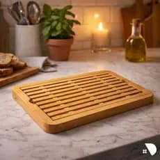 Migalheira para Cortar Pão em Bambu