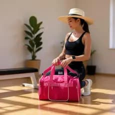 Bolsa de Academia de Mão Transversal Unissex Mala Fitness Esportiva Lisa PP