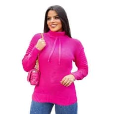 Blusa Feminina de Tricot Blusa Manga Longa