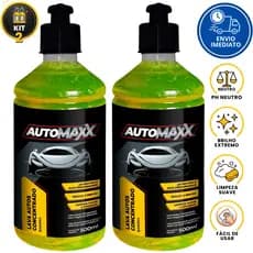 Kit 2 Shampoo Automotivo Banana Detergente Limpeza Lava Jato Removedor Estetica Automotiva