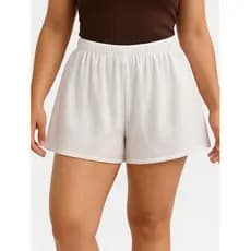 Short Feminino Soltinho Lisa Praia Verão Confortável Shorts Estampado Leve Molinho Viscose Elástico