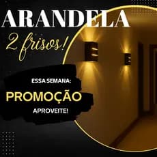 Arandela de Parede 2 Focos 2 Frisos Interna Externa Luminária de parede Muro Escada Corredor Moderna Expedição