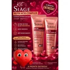 Combo Siàge Nutri Acid.Complex Eudora Shampoo e Condicionador