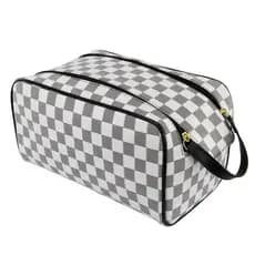 Nécessaire Grande/ Masculina Feminina / Organizadora Viagem / Bolsa de Mão / Porta Chuteiras / Porta Maquiagens BRANCO1