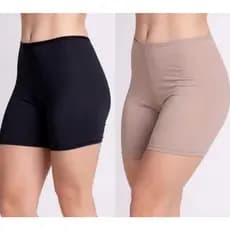 KIT 2 Short Anágua Segunda Pele Feminina Bermuda Shortinho Feminino Anagua Shorts Saia Short para Vestido Liso