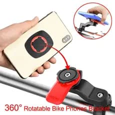 Suporte De Celular Para Bicicleta Com Elétrica 360 ° Ciclismo Rotação