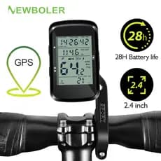 NEWBOLER GPS Bicicleta Computador Velocímetro 2.4-Polegada Tela De Toque Sem Fio Inteligente Odômetro Para MTB Acessório