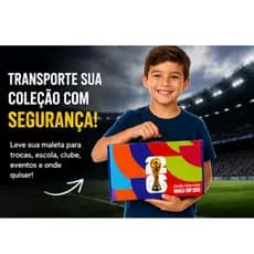 Maleta Para Figurinhas Da Copa Organizador Coleção + De 500Maleta Para Figurinhas Da Copa do Mundo